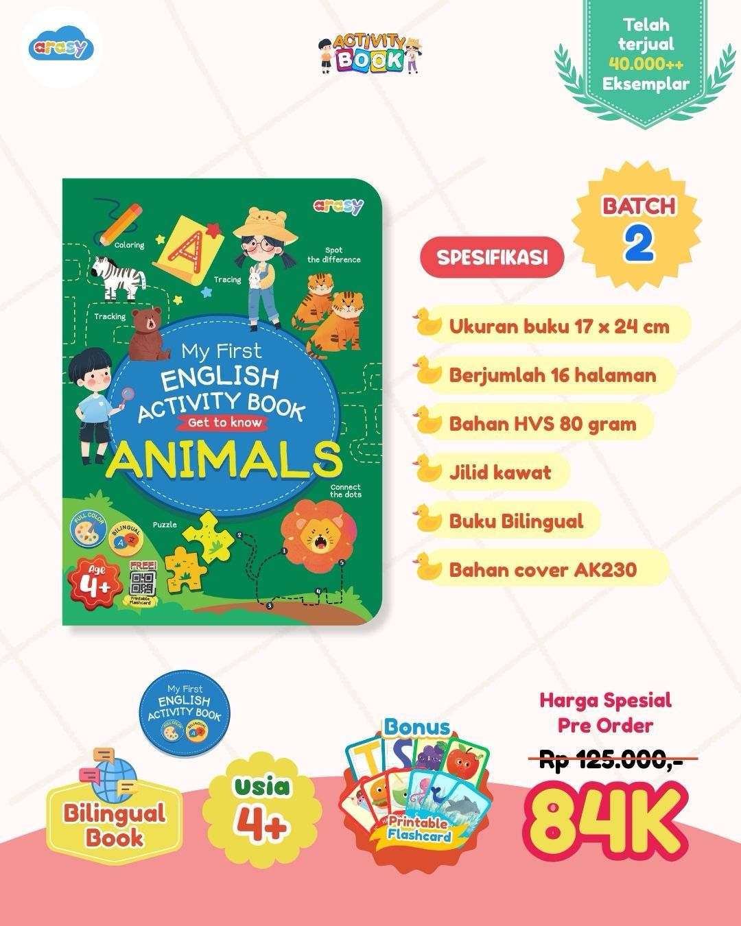 My First English Activity Book - Animals